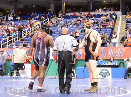 Thumbnail 1 in NCHSAA Individual Wrestling 4A Quarterfinals photogallery.