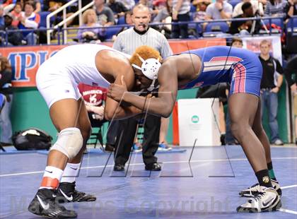 Thumbnail 3 in NCHSAA Individual Wrestling 4A Quarterfinals photogallery.