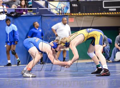 Thumbnail 2 in NCHSAA Individual Wrestling 4A Quarterfinals photogallery.