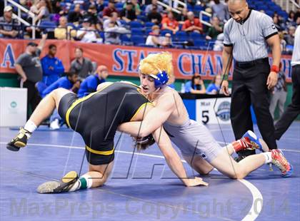 Thumbnail 2 in NCHSAA Individual Wrestling 4A Quarterfinals photogallery.