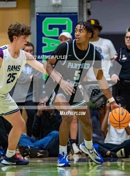 Thumbnail 3 in Cleveland vs. Panther Creek (NCHSAA 4A East Regional Final) photogallery.