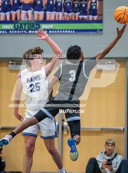 Thumbnail 3 in Cleveland vs. Panther Creek (NCHSAA 4A East Regional Final) photogallery.