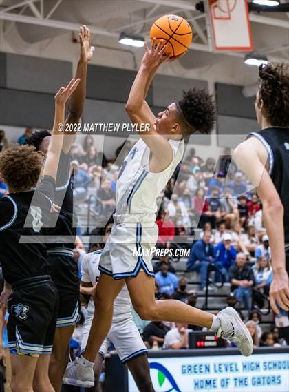 Thumbnail 2 in Cleveland vs. Panther Creek (NCHSAA 4A East Regional Final) photogallery.
