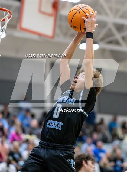 Thumbnail 2 in Cleveland vs. Panther Creek (NCHSAA 4A East Regional Final) photogallery.