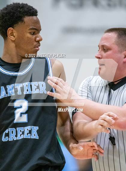 Thumbnail 3 in Cleveland vs. Panther Creek (NCHSAA 4A East Regional Final) photogallery.