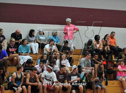 Thumbnail 2 in Seven Lakes vs. Cinco Ranch (NIKE Volleyball Classic) photogallery.