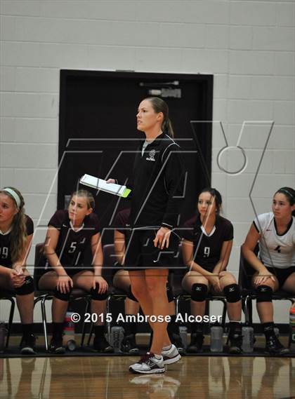 Thumbnail 1 in Seven Lakes vs. Cinco Ranch (NIKE Volleyball Classic) photogallery.