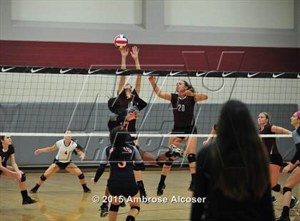 Thumbnail 3 in Seven Lakes vs. Cinco Ranch (NIKE Volleyball Classic) photogallery.