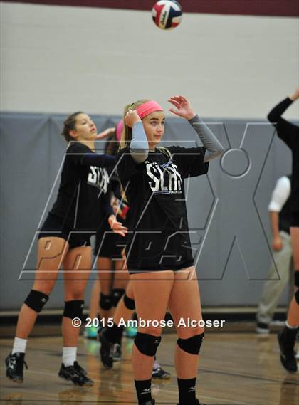 Thumbnail 3 in Seven Lakes vs. Cinco Ranch (NIKE Volleyball Classic) photogallery.