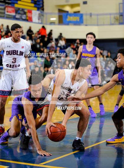 Thumbnail 2 in Archbishop Riordan vs. Dublin (NorCal Tipoff Classic) photogallery.