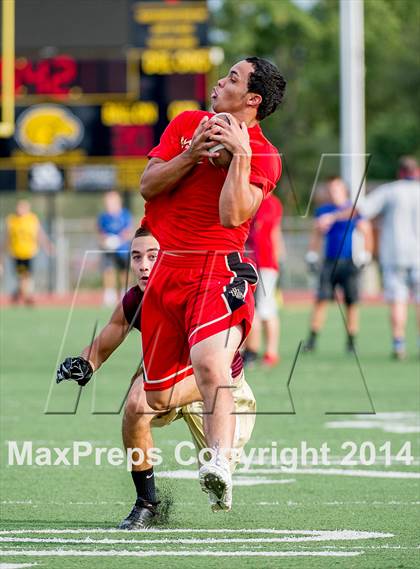 Thumbnail 2 in Whitney vs. Jesuit (7on7)  photogallery.