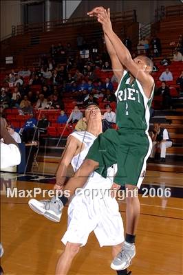 Thumbnail 2 in Calvary Chapel Moreno Valley vs Ribet Academy (SS DVAA Final) photogallery.