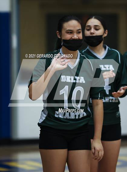 Thumbnail 1 in Ripon Christian vs. Delta Charter (CIF SJS D5 Playoff) photogallery.