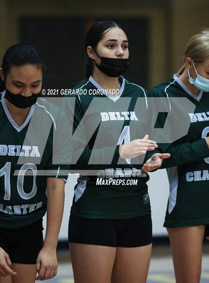 Thumbnail 2 in Ripon Christian vs. Delta Charter (CIF SJS D5 Playoff) photogallery.