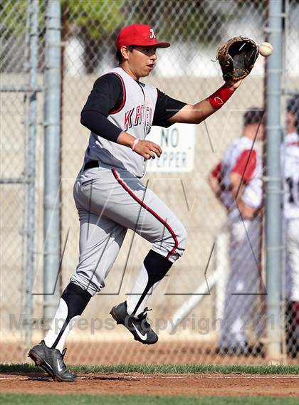 Thumbnail 3 in Katella vs. Capistrano Valley Christian (Anaheim Lions Tournament) photogallery.
