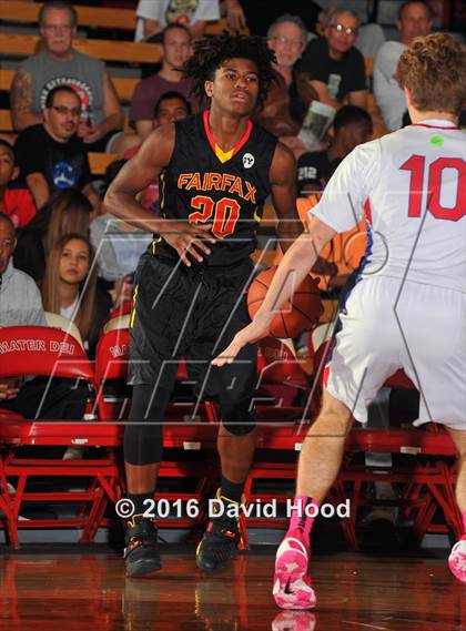 Thumbnail 2 in Los Alamitos vs. Fairfax (Nike Extravaganza) photogallery.