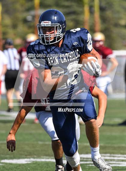 Thumbnail 3 in Cardinal Newman @ Marin Catholic (Scrimmage) photogallery.