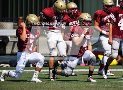 Thumbnail 2 in Cardinal Newman @ Marin Catholic (Scrimmage) photogallery.