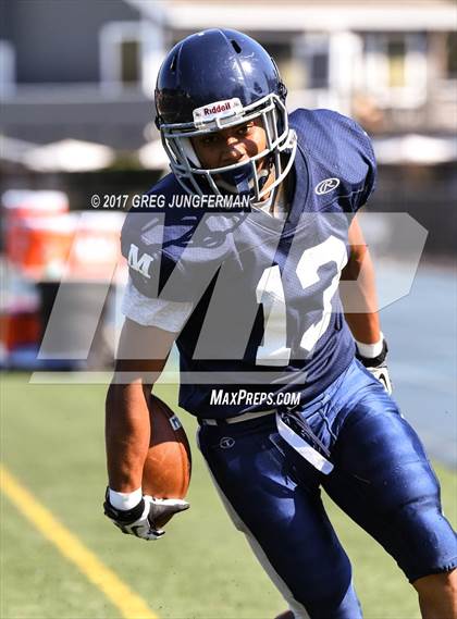 Thumbnail 1 in Cardinal Newman @ Marin Catholic (Scrimmage) photogallery.
