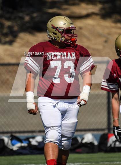 Thumbnail 3 in Cardinal Newman @ Marin Catholic (Scrimmage) photogallery.