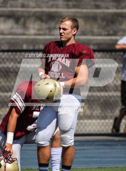 Thumbnail 1 in Cardinal Newman @ Marin Catholic (Scrimmage) photogallery.