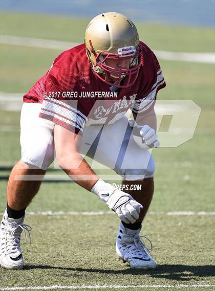 Thumbnail 3 in Cardinal Newman @ Marin Catholic (Scrimmage) photogallery.