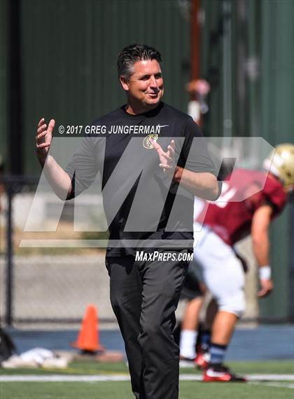 Thumbnail 2 in Cardinal Newman @ Marin Catholic (Scrimmage) photogallery.