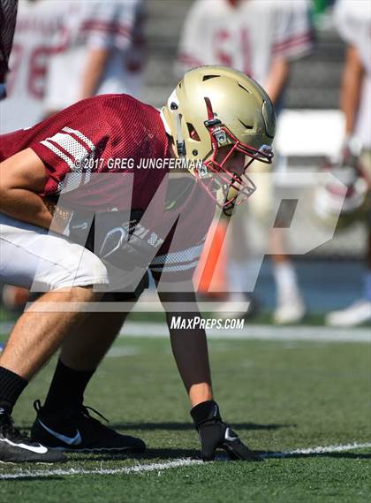 Thumbnail 3 in Cardinal Newman @ Marin Catholic (Scrimmage) photogallery.