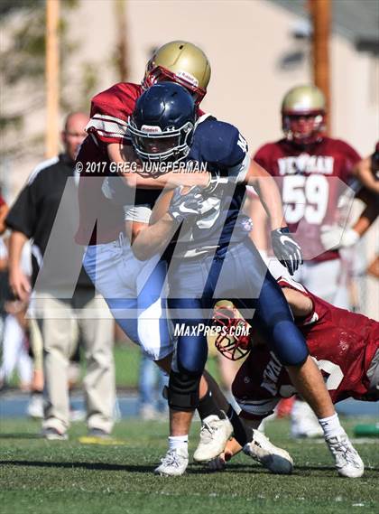 Thumbnail 1 in Cardinal Newman @ Marin Catholic (Scrimmage) photogallery.