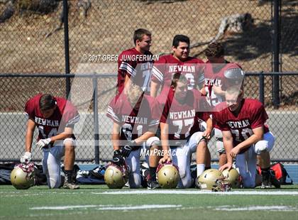 Thumbnail 1 in Cardinal Newman @ Marin Catholic (Scrimmage) photogallery.