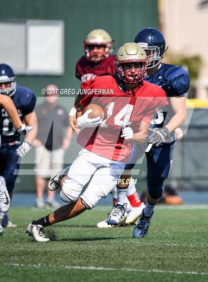 Thumbnail 2 in Cardinal Newman @ Marin Catholic (Scrimmage) photogallery.