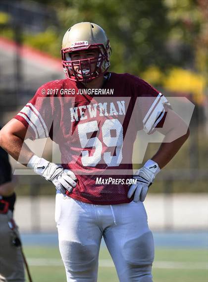 Thumbnail 1 in Cardinal Newman @ Marin Catholic (Scrimmage) photogallery.