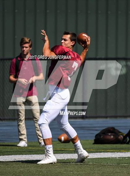 Thumbnail 3 in Cardinal Newman @ Marin Catholic (Scrimmage) photogallery.