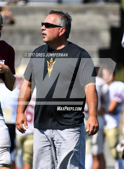 Thumbnail 1 in Cardinal Newman @ Marin Catholic (Scrimmage) photogallery.
