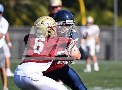 Thumbnail 1 in Cardinal Newman @ Marin Catholic (Scrimmage) photogallery.