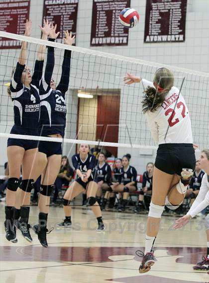 Thumbnail 2 in Shenango vs Neshannock (WPIAL Class A Quarterfinal) photogallery.