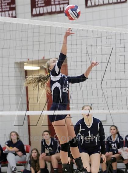 Thumbnail 2 in Shenango vs Neshannock (WPIAL Class A Quarterfinal) photogallery.
