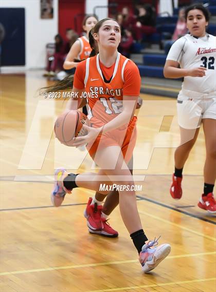 Thumbnail 3 in Scottsdale Christian Academy vs. Sprague (OR)  - (Cactus Jam Tournament) photogallery.