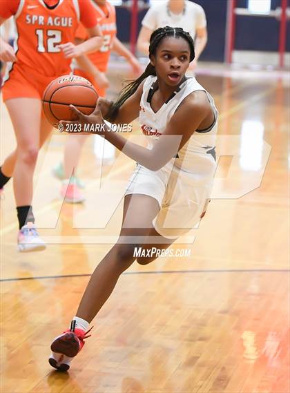 Thumbnail 3 in Scottsdale Christian Academy vs. Sprague (OR)  - (Cactus Jam Tournament) photogallery.