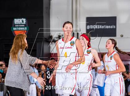 Thumbnail 2 in Seton Catholic vs. Ribault (DICK's National Tournament Semifinals) photogallery.
