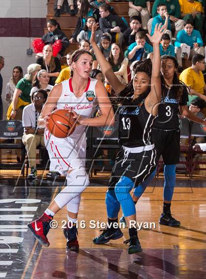 Thumbnail 3 in Seton Catholic vs. Ribault (DICK's National Tournament Semifinals) photogallery.