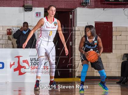 Thumbnail 3 in Seton Catholic vs. Ribault (DICK's National Tournament Semifinals) photogallery.