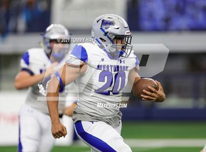 Thumbnail 1 in Westbrook vs. May (UIL State Football 6-Man 1A D1 Finals) photogallery.