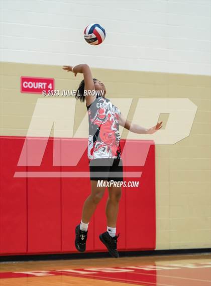Thumbnail 2 in Center Grove vs Hudsonville (Fishers March Madness Tourney Rd 1) photogallery.