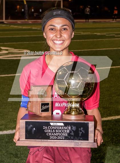 Thumbnail 2 in St. Johns vs. Northland Prep Academy (AIA 2A Final) photogallery.