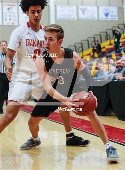 Thumbnail 2 in Oak Hill Academy vs Lone Peak (Hoophall West) photogallery.