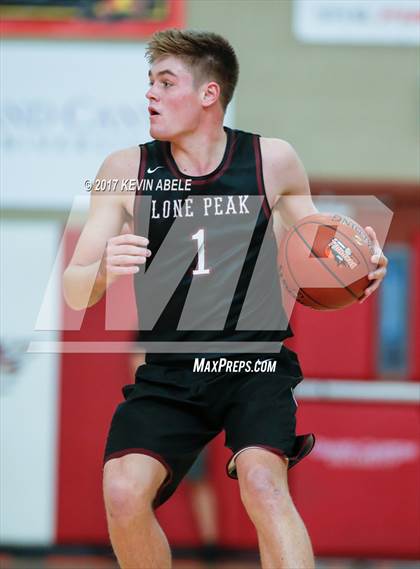 Thumbnail 2 in Oak Hill Academy vs Lone Peak (Hoophall West) photogallery.