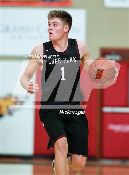 Thumbnail 1 in Oak Hill Academy vs Lone Peak (Hoophall West) photogallery.