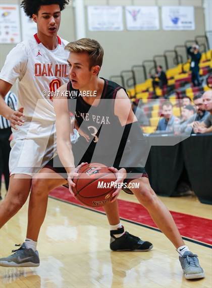 Thumbnail 1 in Oak Hill Academy vs Lone Peak (Hoophall West) photogallery.