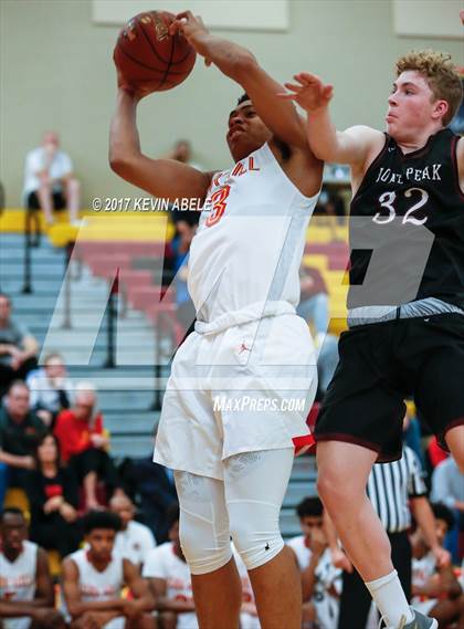 Thumbnail 3 in Oak Hill Academy vs Lone Peak (Hoophall West) photogallery.